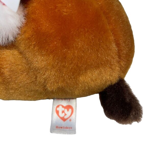 Ty Beanie Boos Plush Dog Christmas Stocking Howlidays Stuffed Shower Nursery 6" - Picture 5 of 8